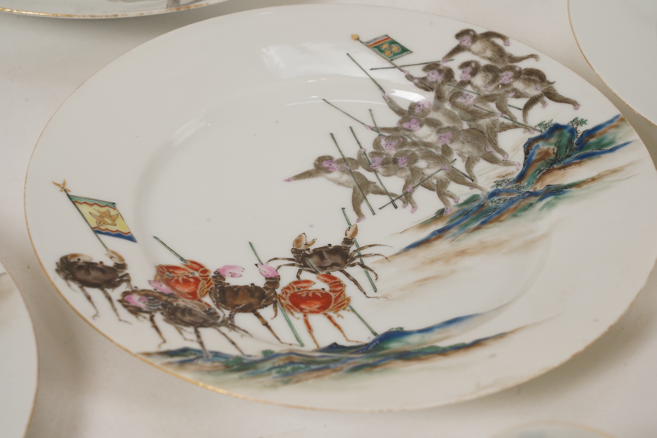 Shoko Takebe for Thomas B. Blow, a fine Japanese eggshell porcelain tea and coffee set, dated 1905